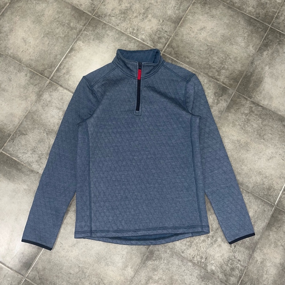 J.Crew Factory Men's Quilted Quarter-Zip Pullover
